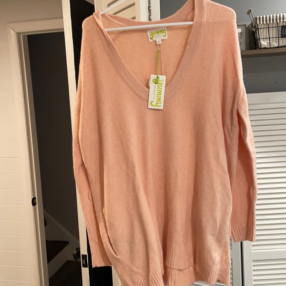 Yummy Co. Peach oversized sweater Size M - Picture 1 of 3